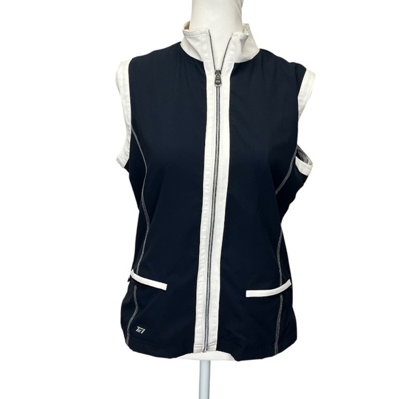 Tail Jackets & Blazers - Tail Dark Navy Lightweight Athleisure Vest, Size Small